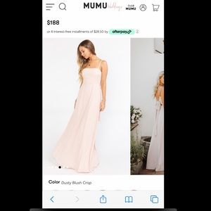 Bridesmaid / formal dress